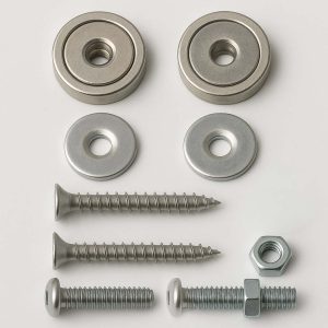 15mm Combo Kit (Neodymium Pot, Keeper & Screws)