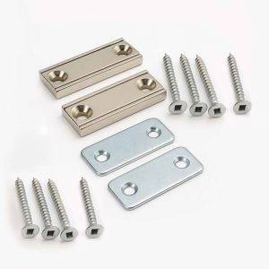 40mm Rectangle Combo Kit (Neodymium Pot, Keeper & Screws)